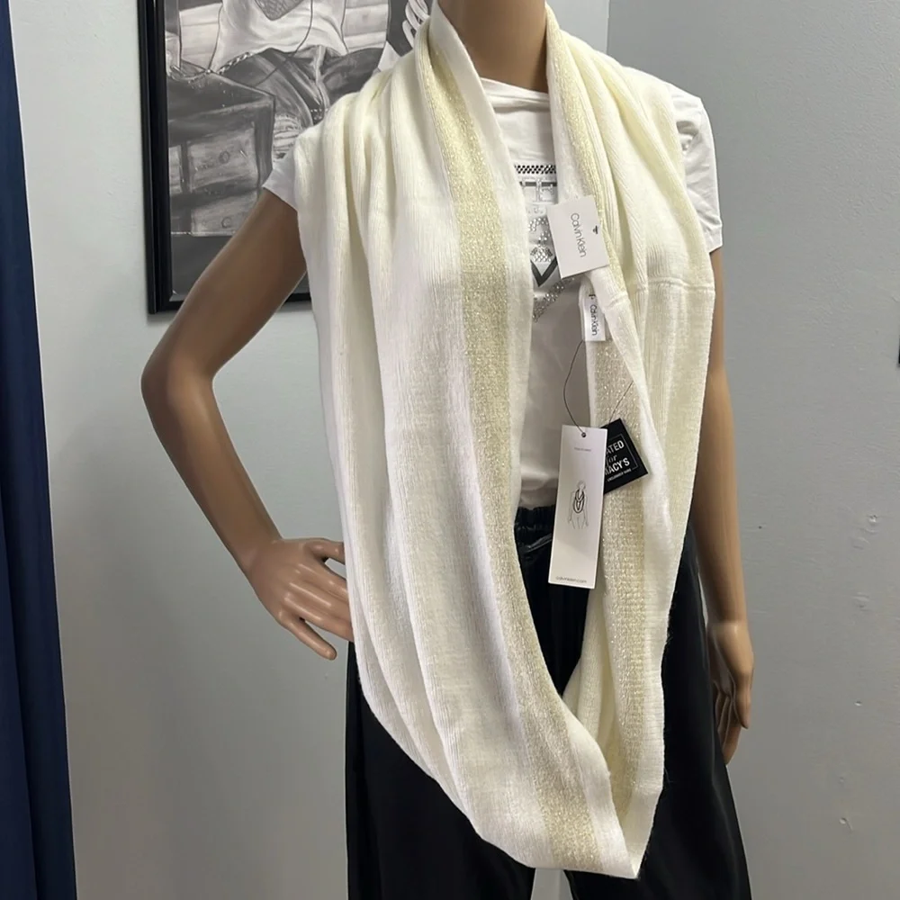 Infinity Loop scarf by Calvin Klein